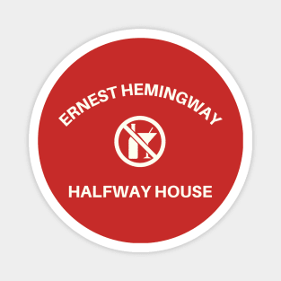 Ernest Hemingway Halfway Home Magnet